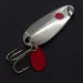 Vintage   Les Davis Hotrod, 3/16oz nickel/red fishing spoon #24072