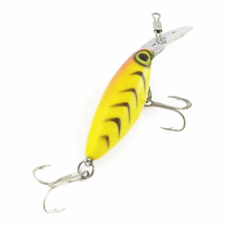Vintage Storm Hot'N'Tot Thin Fin, 1/4oz yellow fishing lure #24074
