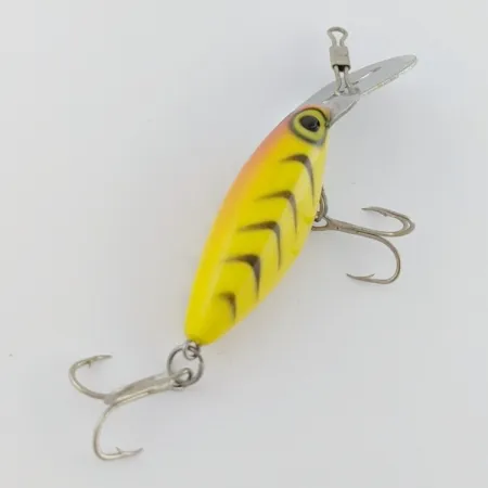 Vintage Storm Hot'N'Tot Thin Fin, 1/4oz yellow fishing lure #24074