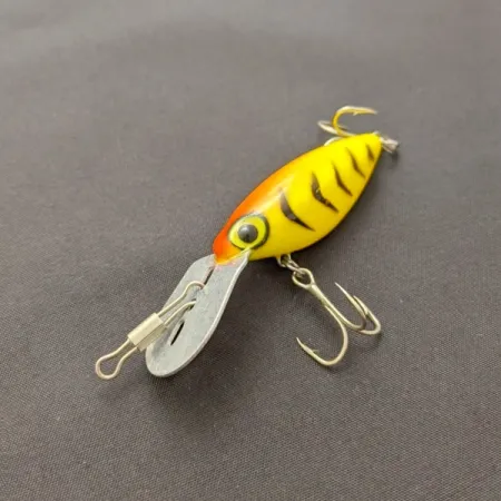 Vintage Storm Hot'N'Tot Thin Fin, 1/4oz yellow fishing lure #24074