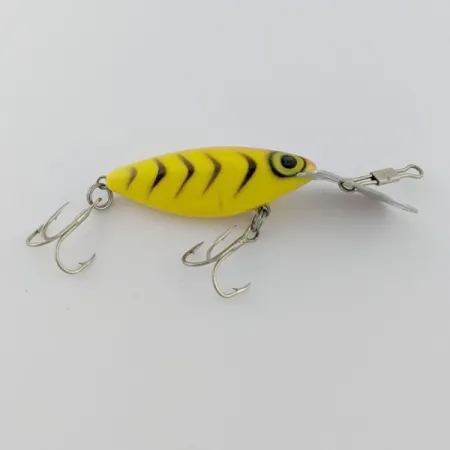Vintage Storm Hot'N'Tot Thin Fin, 1/4oz yellow fishing lure #24074