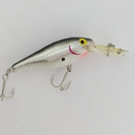 Vintage Rebel Double Deep Shad, 3/16oz Silver fishing lure #24076