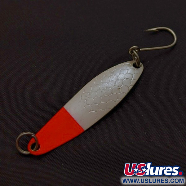 Vintage   Luhr Jensen Needlefish 2, 3/32oz red head fishing spoon #24077