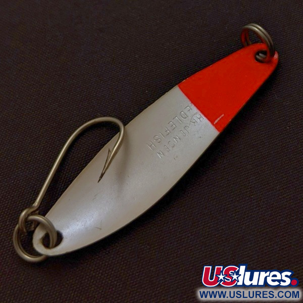Vintage   Luhr Jensen Needlefish 2, 3/32oz red head fishing spoon #24077