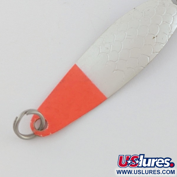Vintage   Luhr Jensen Needlefish 2, 3/32oz red head fishing spoon #24077