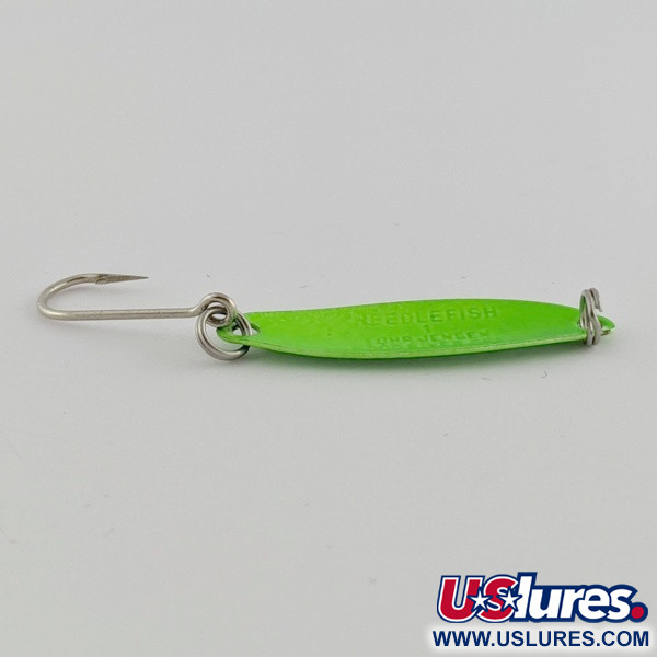 Vintage   Luhr Jensen Needlefish 1, 1/16oz Green fishing spoon #24078