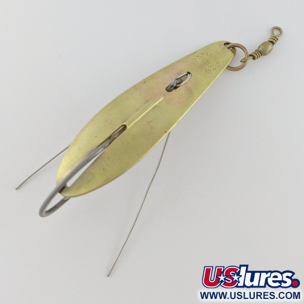 Vintage   Williams Weedler, 3/5oz Brass fishing spoon #24080
