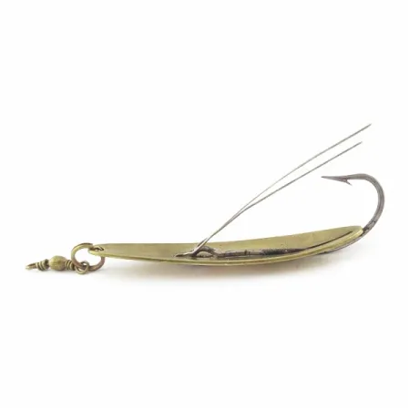 Vintage Williams Weedler, 3/5oz Brass fishing spoon #24080