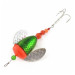 Vintage  Yakima Bait Worden's Spin-n-Glo, 1/4oz green/red spinning lure #24082