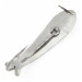 Vintage   EB Dipper Weedless, 3/16oz Nickel fishing spoon #24086