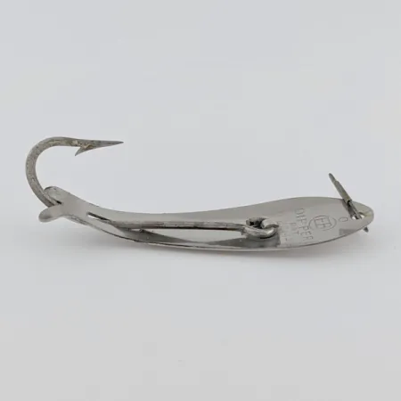 Vintage EB Dipper Weedless, 3/16oz Nickel fishing spoon #24086