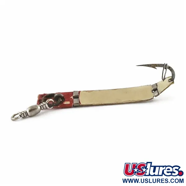 Vintage South Bend  Trix-Oreno , 1/16oz white/red fishing spoon #24087