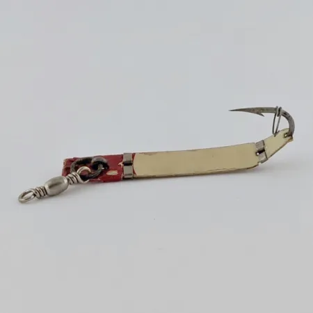 Vintage South Bend  Trix-Oreno , 1/16oz white/red fishing spoon #24087