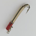 Vintage   South Bend  Trix-Oreno , 1/16oz white/red fishing spoon #24087