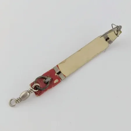 Vintage South Bend  Trix-Oreno , 1/16oz white/red fishing spoon #24087