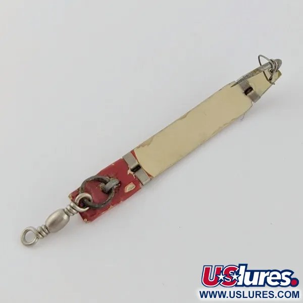 Vintage South Bend  Trix-Oreno , 1/16oz white/red fishing spoon #24087