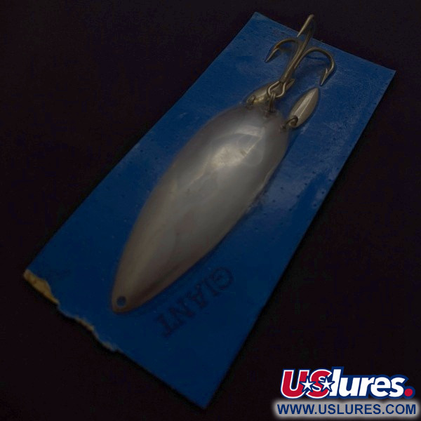  Marathon Bait Company Marathon Giant , 3/4oz Nickel fishing spoon #24088