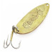 Vintage  Seneca Little Cleo (Hula Girl), 1/2oz nickel/gold fishing spoon #24089