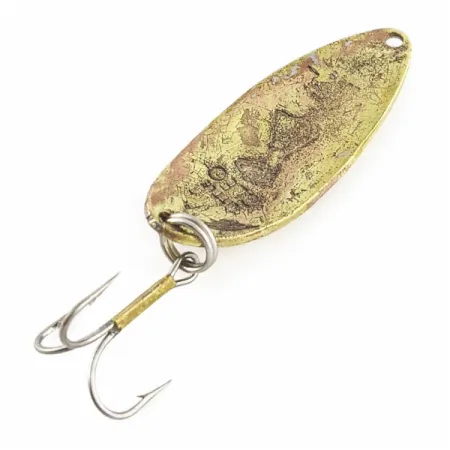 Vintage Seneca Little Cleo (Hula Girl), 1/2oz gold fishing spoon #24090