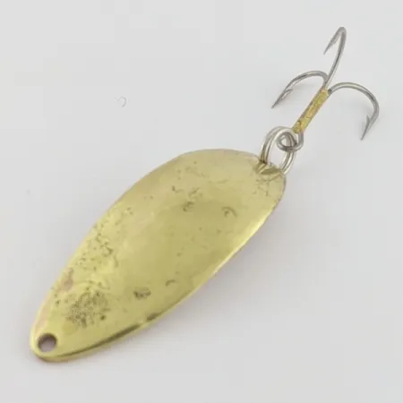 Vintage Seneca Little Cleo (Hula Girl), 1/2oz gold fishing spoon #24090