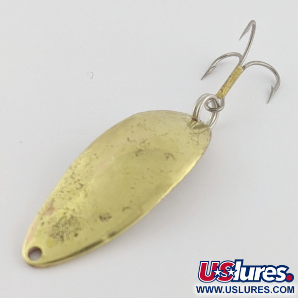 Vintage  Seneca Little Cleo (Hula Girl), 1/2oz gold fishing spoon #24090