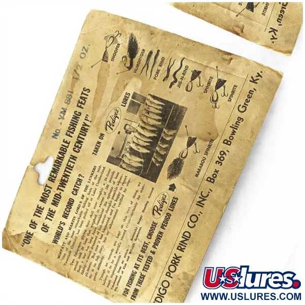 Pedigo's Spinrite, 1/2oz silver spinning lure #24092