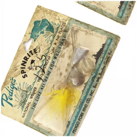 Pedigo's Spinrite, 1/2oz silver spinning lure #24092