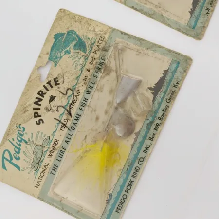 Pedigo's Spinrite, 1/2oz silver spinning lure #24092