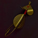 Vintage  Lindy / Little Joe Lindy Skitter-Buzz Weedless , 1/4oz red/gold fishing spoon #24094
