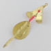 Vintage  Lindy / Little Joe Lindy Skitter-Buzz Weedless , 1/4oz red/gold fishing spoon #24094