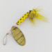 Vintage   Luhr Jensen Shyster, 1/4oz yellow/gold spinning lure #24096