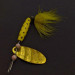 Vintage   Luhr Jensen Shyster, 1/4oz yellow/gold spinning lure #24096