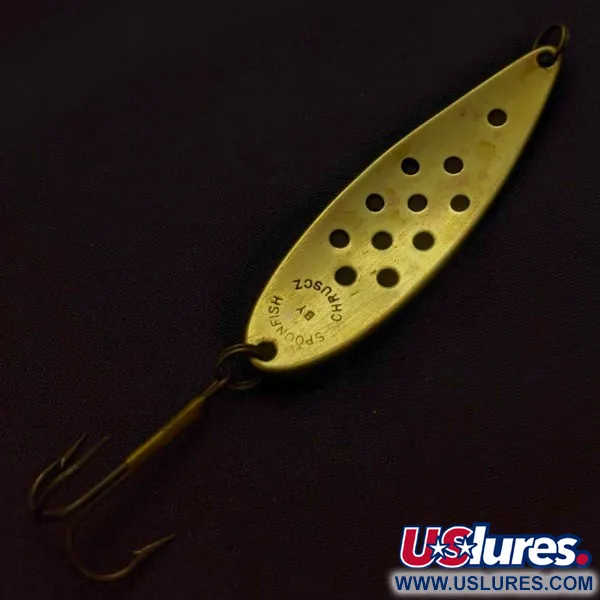 Vintage Chruscz Spoonfish, 1/4oz nickel fishing spoon #24097