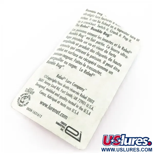 Rebel Bumble Bug, 3/32oz  Bumble Bug fishing lure #24098