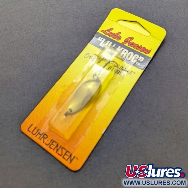  Luhr Jensen Lil' Kroc (Krocodile Stubby), 3/16oz gold fishing spoon #24131