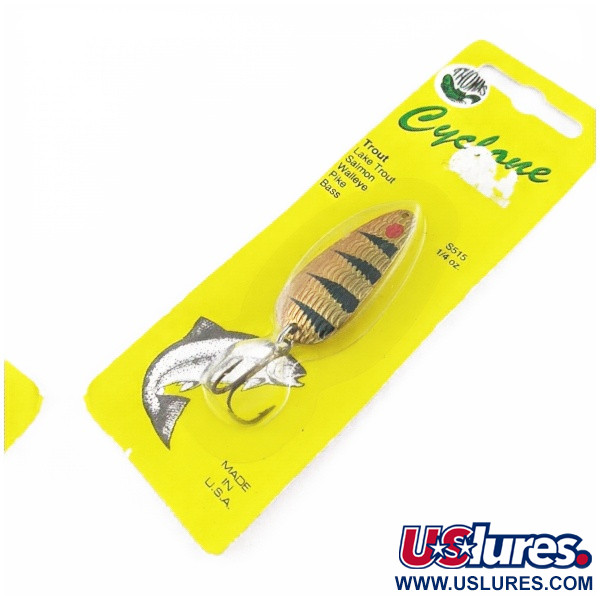    Thomas Cyclone, 1/4oz gold fishing spoon #24101