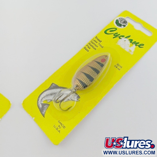    Thomas Cyclone, 1/4oz gold fishing spoon #24101