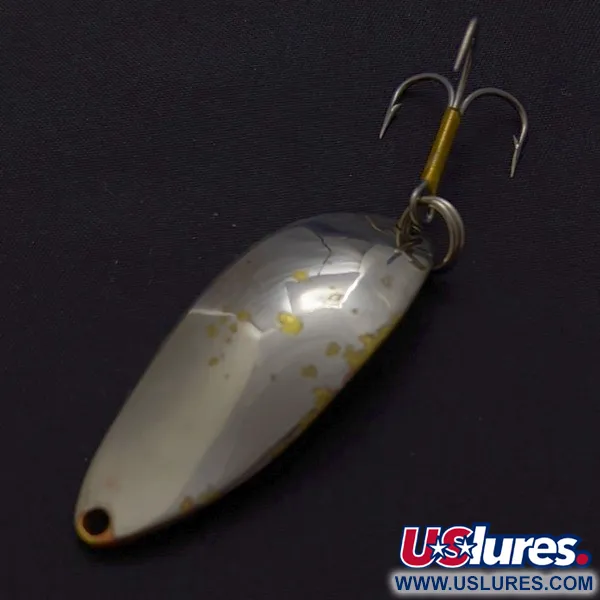 Vintage Seneca Little Cleo (Hula Girl), 1/2oz Nickel / Brass fishing spoon #24102