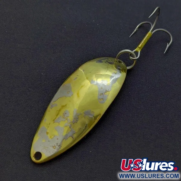 Vintage Seneca Little Cleo (Hula Girl), 1/2oz  Brass fishing spoon #24103