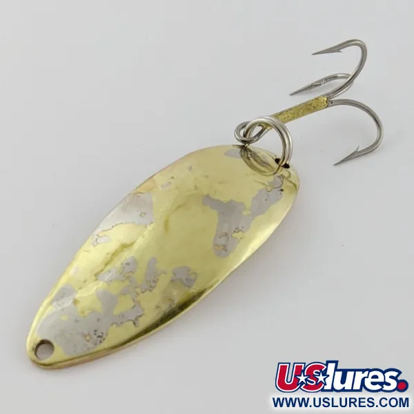 Vintage Seneca Little Cleo (Hula Girl), 1/2oz  Brass fishing spoon #24103