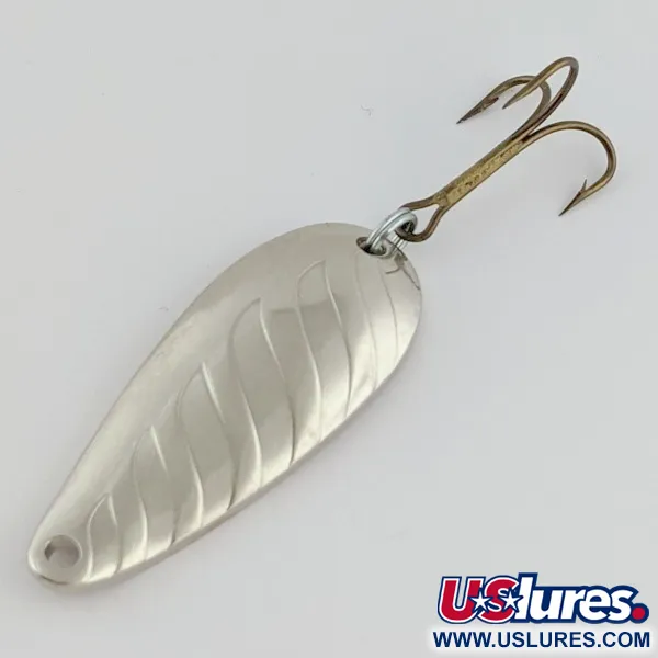 Vintage  Abu Garcia  Garcia Sierra Spoon, 2/5oz Silver fishing spoon #24104