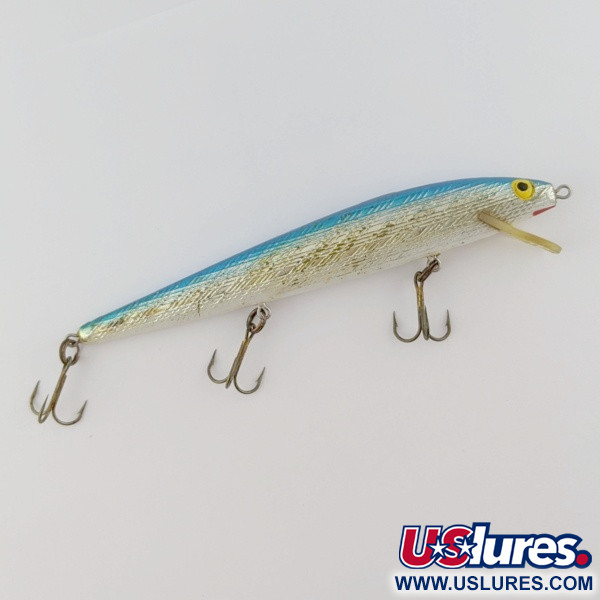 Vintage   Rebel Floater F12, 1/3oz SB (Silver/Blue) fishing lure #24105