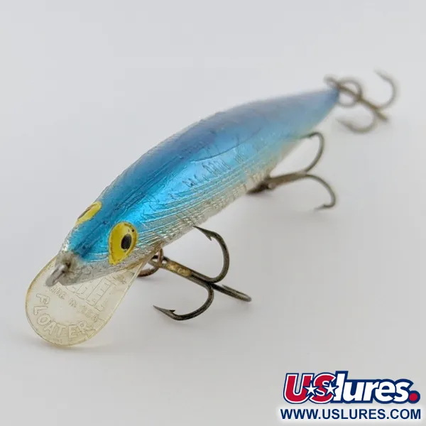 Vintage   Rebel Floater F12, 1/3oz SB (Silver/Blue) fishing lure #24105