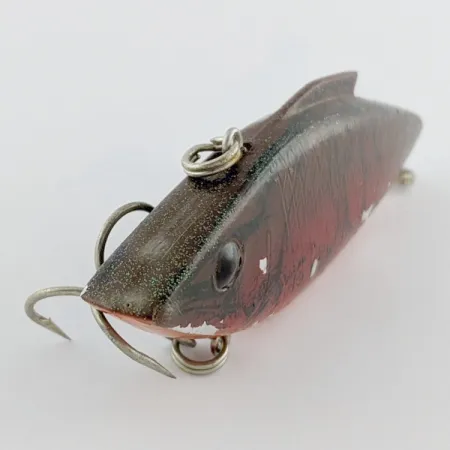 Vintage Bill Lewis Rat-L-Trap, 1/2oz metallic red/black fishing lure #24106