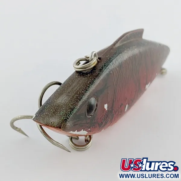 Vintage   Bill Lewis Rat-L-Trap, 1/2oz metallic red/black fishing lure #24106
