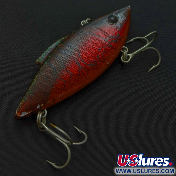 Vintage   Bill Lewis Rat-L-Trap, 1/2oz metallic red/black fishing lure #24106