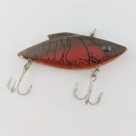 Vintage Bill Lewis Rat-L-Trap, 1/2oz metallic red/black fishing lure #24106