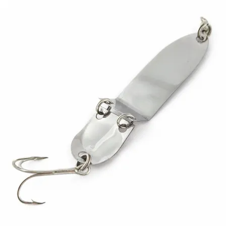 Vintage Trolling Spoon Jointed, 1/4oz nickel fishing spoon #24107