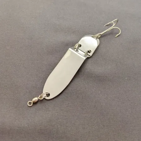 Vintage Trolling Spoon Jointed, 1/4oz nickel fishing spoon #24107