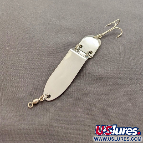 Vintage   Trolling Spoon Jointed, 1/4oz nickel fishing spoon #24107